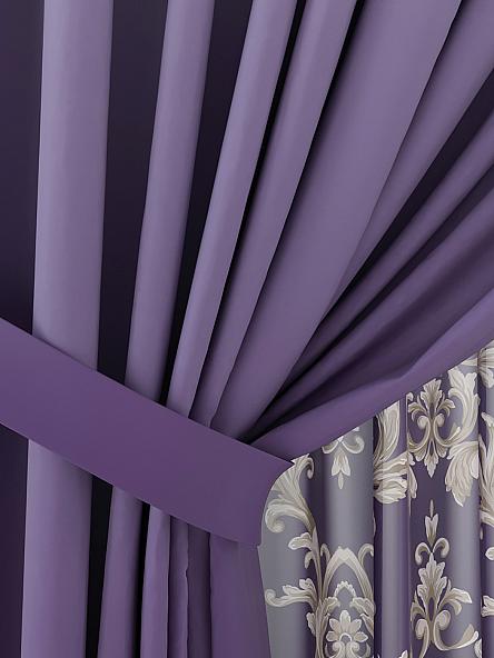 Комплект штор Иланиз (фиолетовый) - фото 3