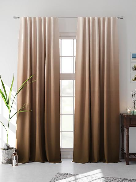 Комплект штор Иланиз (коричневый) - фото 4