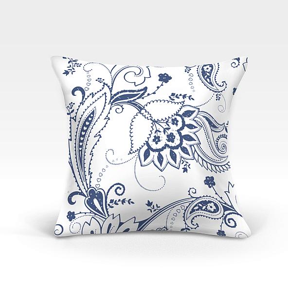 Декоративная подушка Мелета-О (синий)