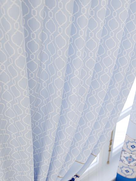 Комплект штор для кухни Илеринес (голубой) - фото 5