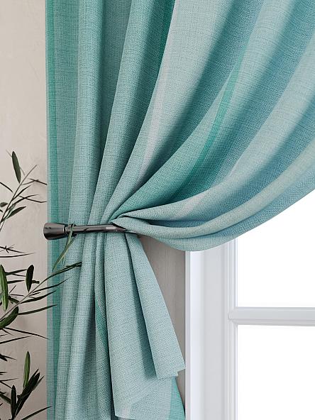 Комплект штор для кухни Арентис (бирюзовый) - фото 2
