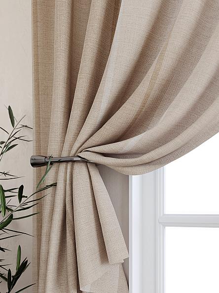 Комплект штор для кухни Арентис (бежевый) - фото 2