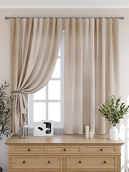 Комплект штор для кухни Арентис (бежевый) - фото 6