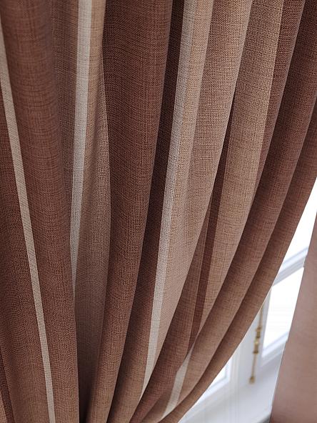 Комплект штор для кухни Арентис (коричневый) - фото 5