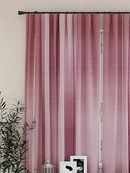 Комплект штор для кухни Арентис (розовый) - фото 3