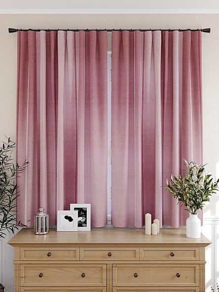 Комплект штор для кухни Арентис (розовый) - фото 4