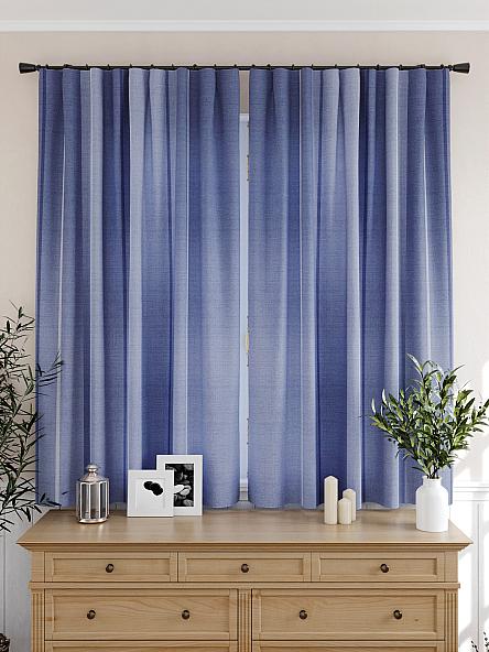 Комплект штор для кухни Арентис (синий) - фото 4