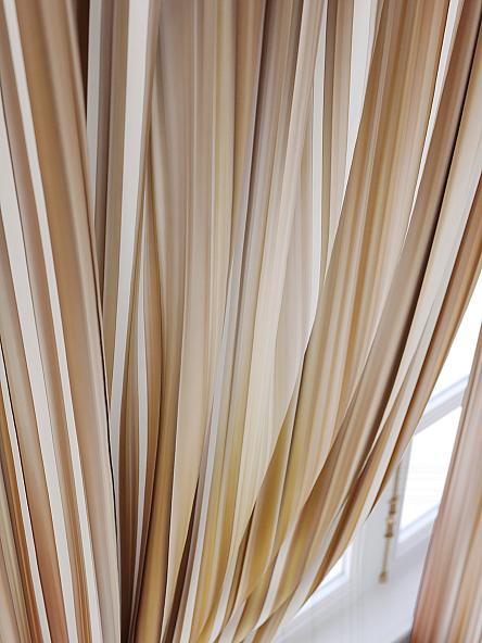 Комплект штор для кухни Амиранис (коричневый) - фото 5