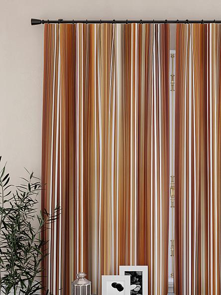 Комплект штор для кухни Амиранис (терракот) - фото 3