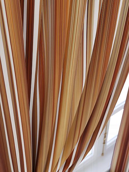 Комплект штор для кухни Амиранис (терракот) - фото 5