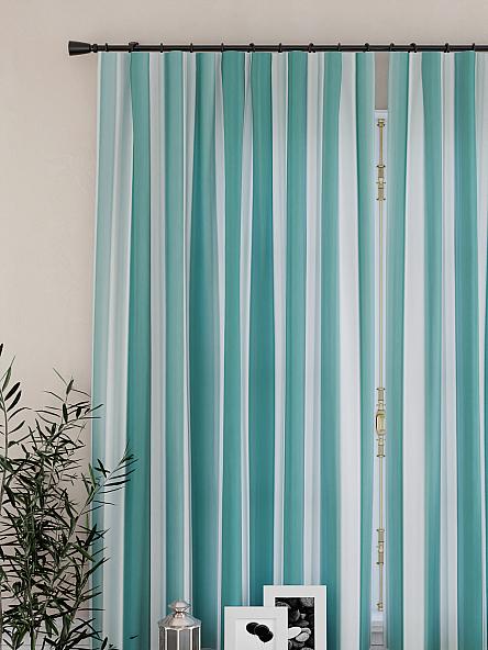 Комплект штор для кухни Лиргонс (бирюза) - фото 3