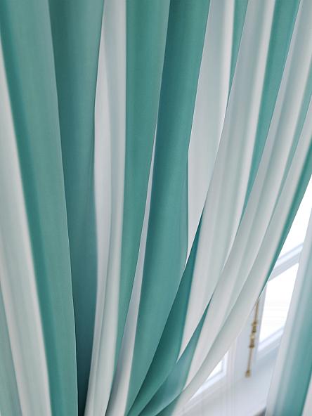 Комплект штор для кухни Лиргонс (бирюза) - фото 5