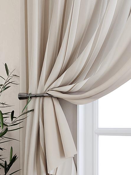 Комплект штор для кухни Лиргонс (бежевый) - фото 2