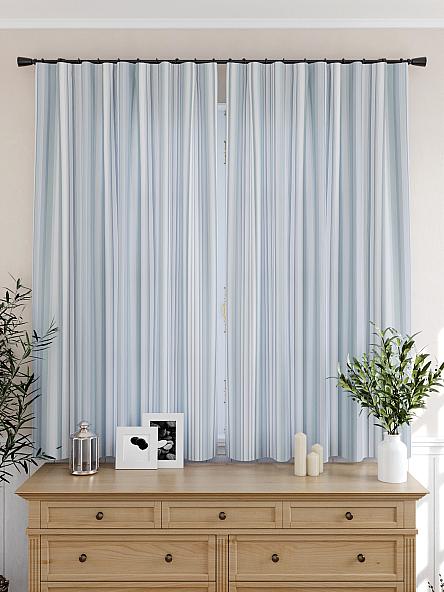 Комплект штор для кухни Римиорс (голубой) - фото 4