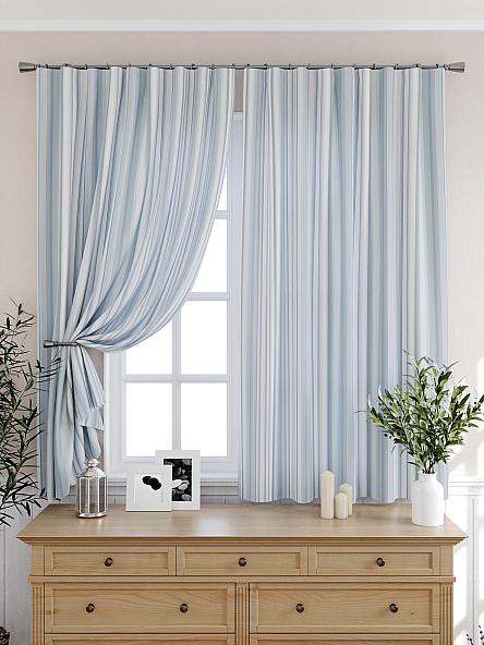 Комплект штор для кухни Римиорс (голубой) - фото 6