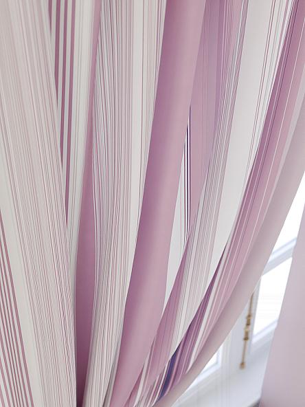 Комплект штор для кухни Олиорс (розовый) - фото 5