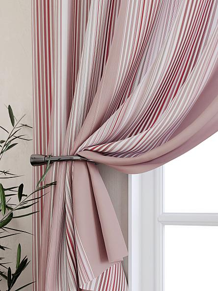 Комплект штор для кухни Олиорс (пыльная роза) - фото 2