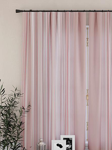 Комплект штор для кухни Олиорс (пыльная роза) - фото 3