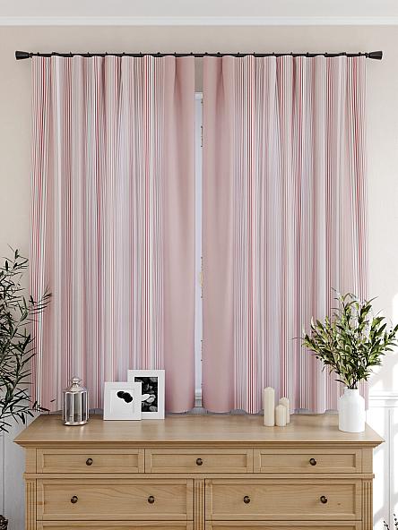 Комплект штор для кухни Олиорс (пыльная роза) - фото 4
