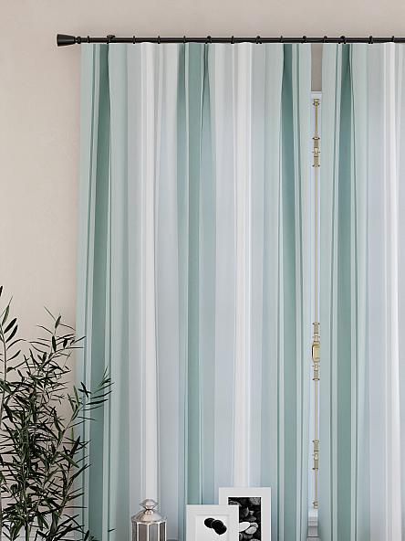 Комплект штор для кухни Бриниас (бирюза) - фото 3