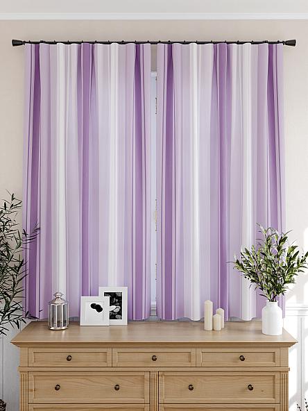 Комплект штор для кухни Бриниас (сиреневый) - фото 4