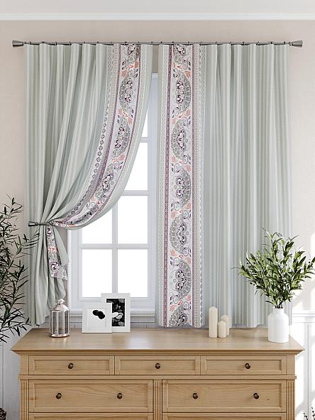 Комплект штор для кухни Кларионс (мятный) - фото 6