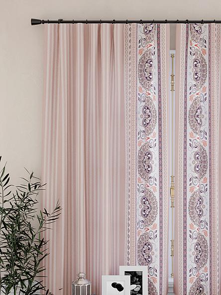 Комплект штор для кухни Кларионс (пудровый) - фото 3