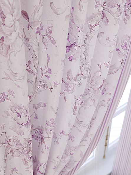 Комплект штор для кухни Олифрин (розовый) - фото 5