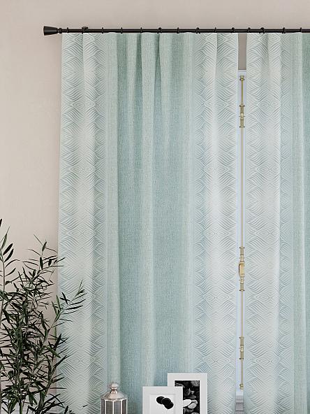 Комплект штор для кухни Авентис (бирюза) - фото 3