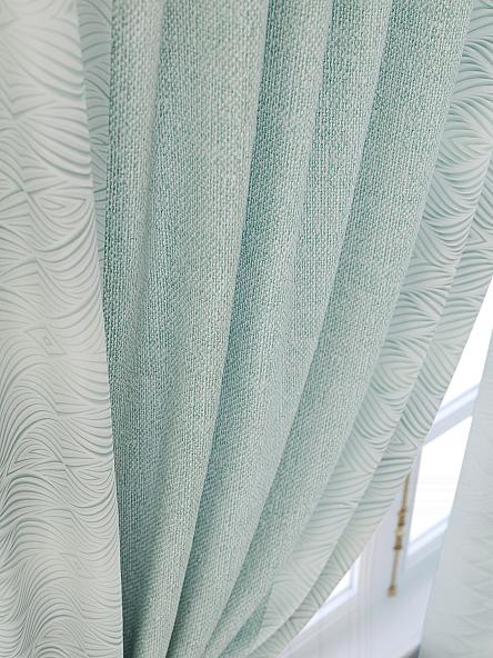 Комплект штор для кухни Авентис (бирюза) - фото 5