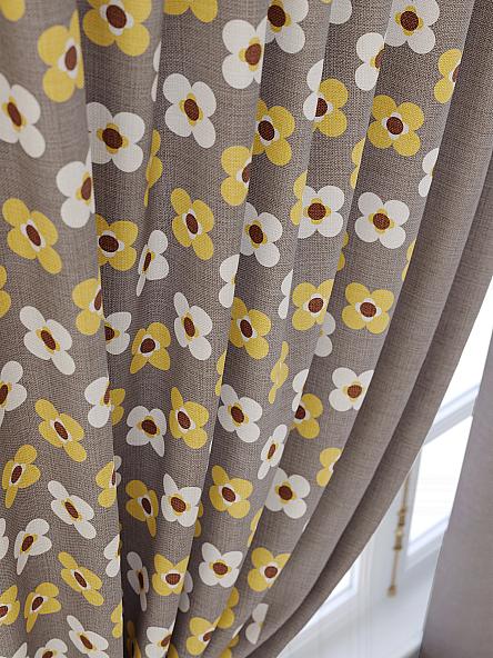 Комплект штор для кухни Милантрис (серый) - фото 5