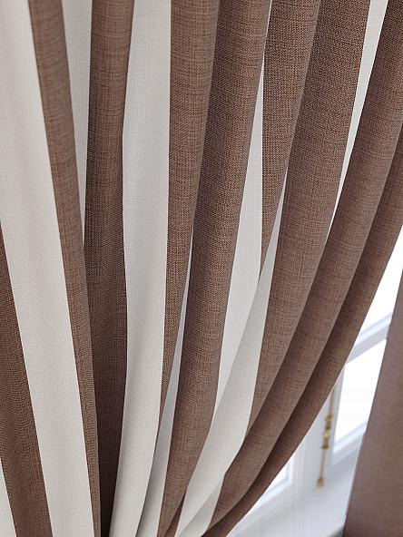 Комплект штор для кухни Берлион (темно-коричневый) - фото 5