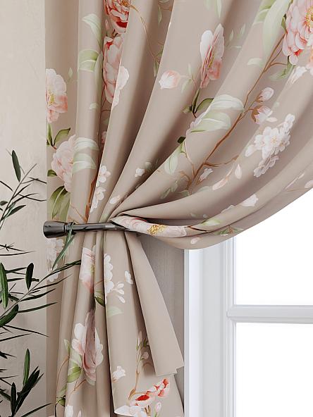 Комплект штор для кухни Риноранс (бежевый) - фото 2