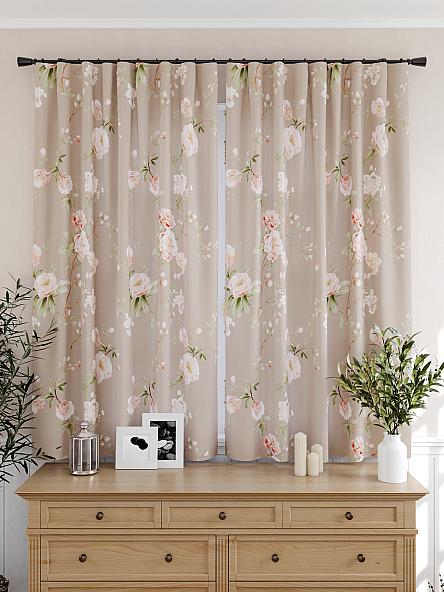 Комплект штор для кухни Риноранс (бежевый) - фото 4