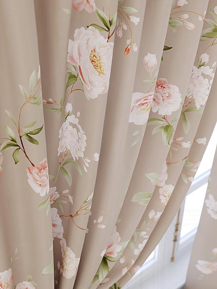 Комплект штор для кухни Риноранс (бежевый) - фото 5