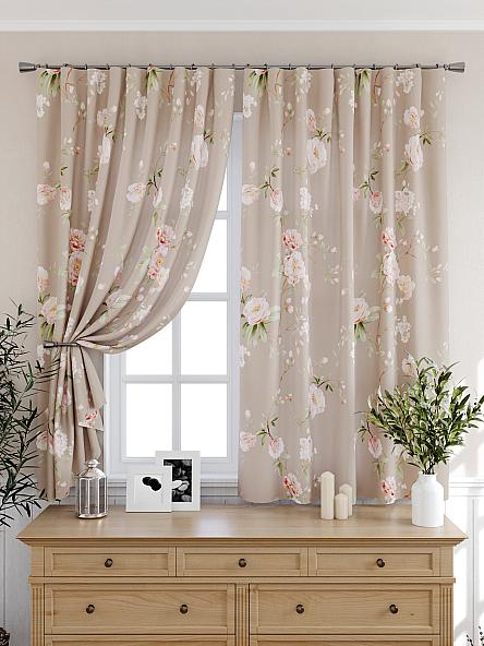 Комплект штор для кухни Риноранс (бежевый) - фото 6