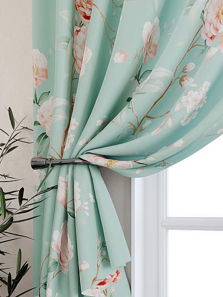 Комплект штор для кухни Риноранс (мятный) - фото 2