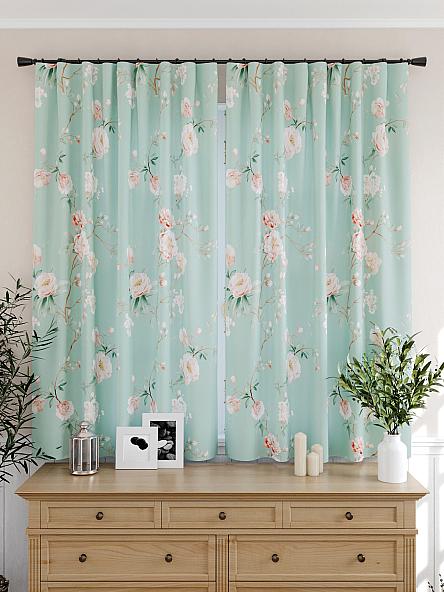 Комплект штор для кухни Риноранс (мятный) - фото 4