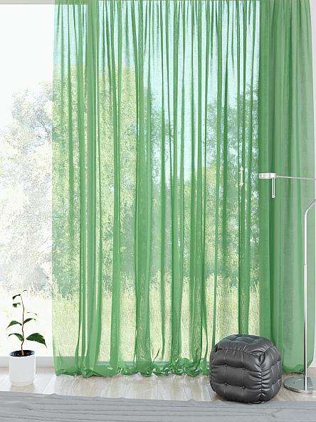 Тюль Бижур (зеленый) 270 см - фото 2