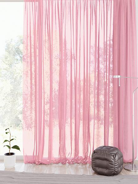Тюль Бижур (розовый) 270 см - фото 2