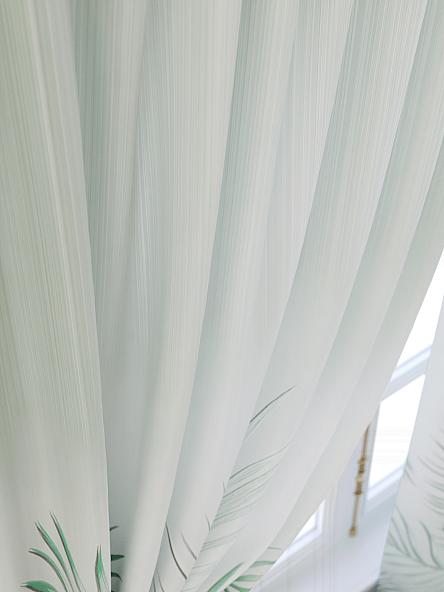 Комплект штор для кухни Бролионс (мятный) - фото 5