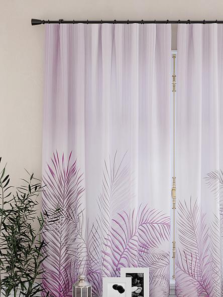 Комплект штор для кухни Бролионс (сиреневый) - фото 3
