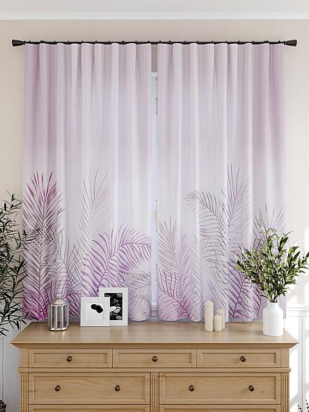 Комплект штор для кухни Бролионс (сиреневый) - фото 4