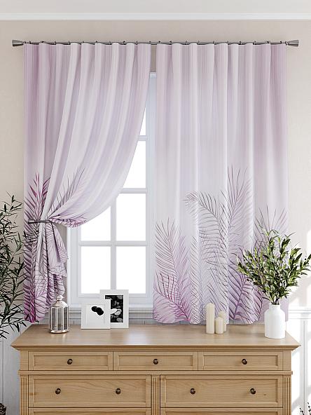 Комплект штор для кухни Бролионс (сиреневый) - фото 6