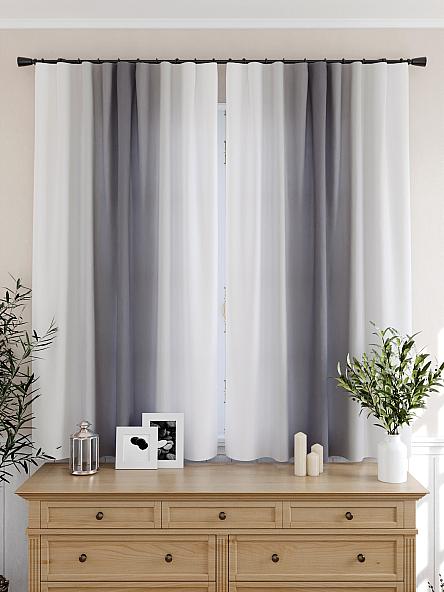 Комплект штор для кухни Мираниас (серый) - фото 4