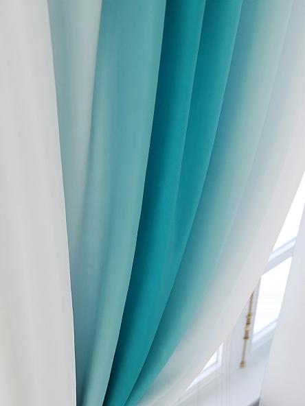 Комплект штор для кухни Мираниас (бирюзовый) - фото 5