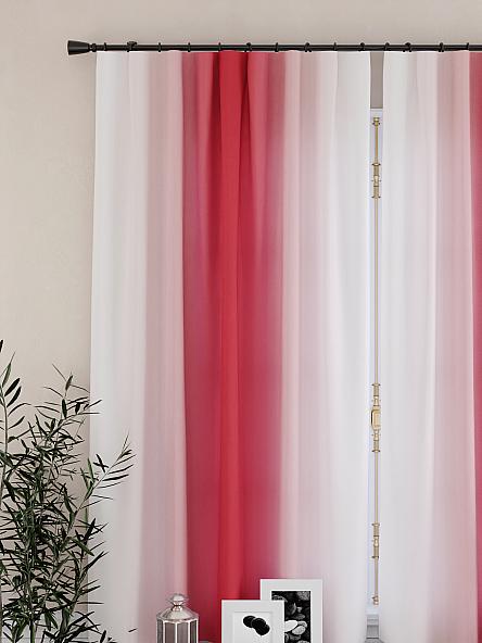 Комплект штор для кухни Мираниас (красный) - фото 3