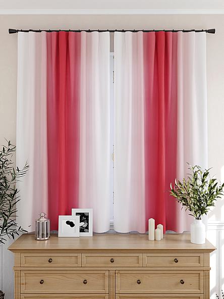 Комплект штор для кухни Мираниас (красный) - фото 4