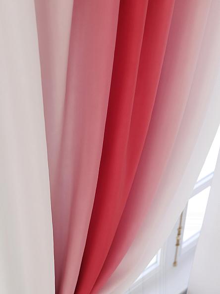 Комплект штор для кухни Мираниас (красный) - фото 5