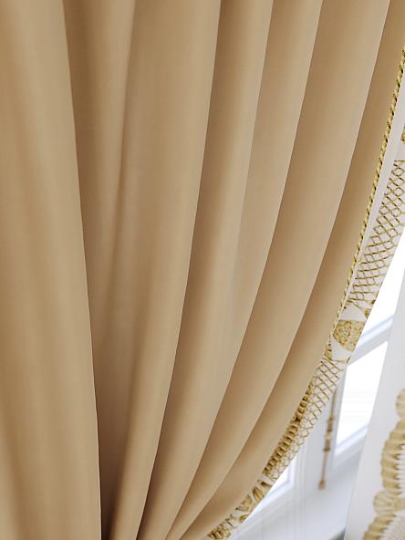 Комплект штор для кухни Брунорс (бежевый) - фото 5